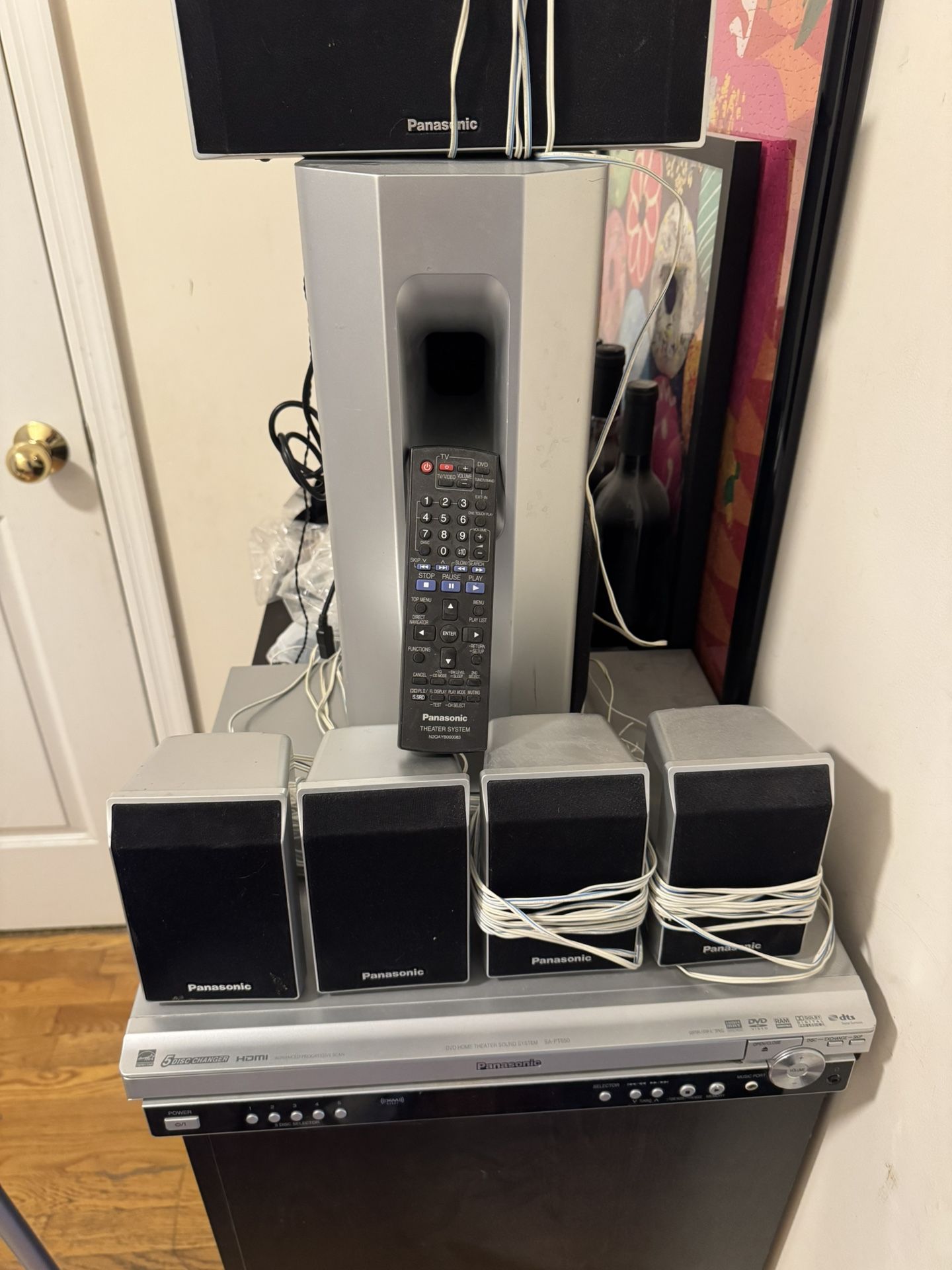 Free! Panasonic 5.1 DVD CD Changer Stereo System