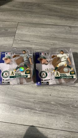 Baseball action figures McFarlane MLB Barry Zito Oakland A’s Athletics Debut Series 7 White Uniform #75