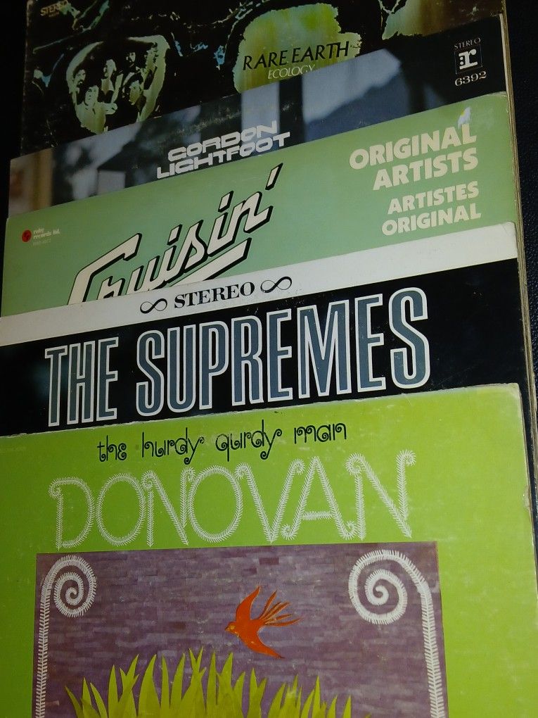 Give The Gift Of Music 🎶 Vintage Lot (5) Vinyl Records DONOVAN The Supremes