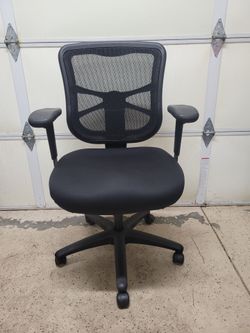 Alera Elusion Mesh Ergonomic Office Chair Computer Desk Gaming, Black