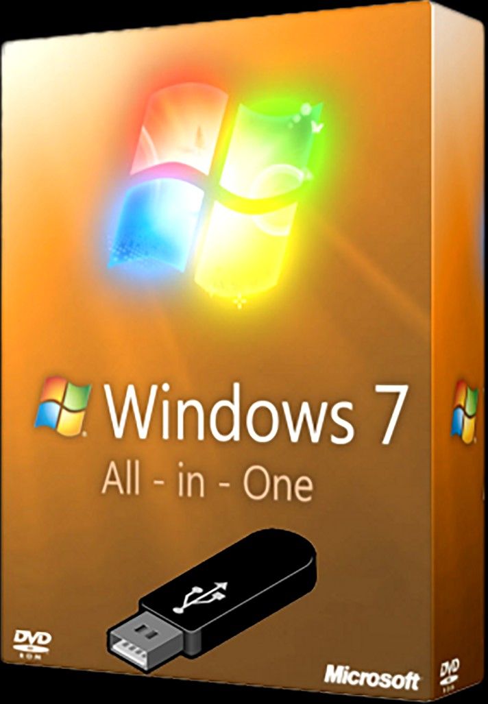 Windows 7 All in One (x64) Multilingual (USB)