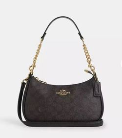 Coach walnut Teri shoulder bag