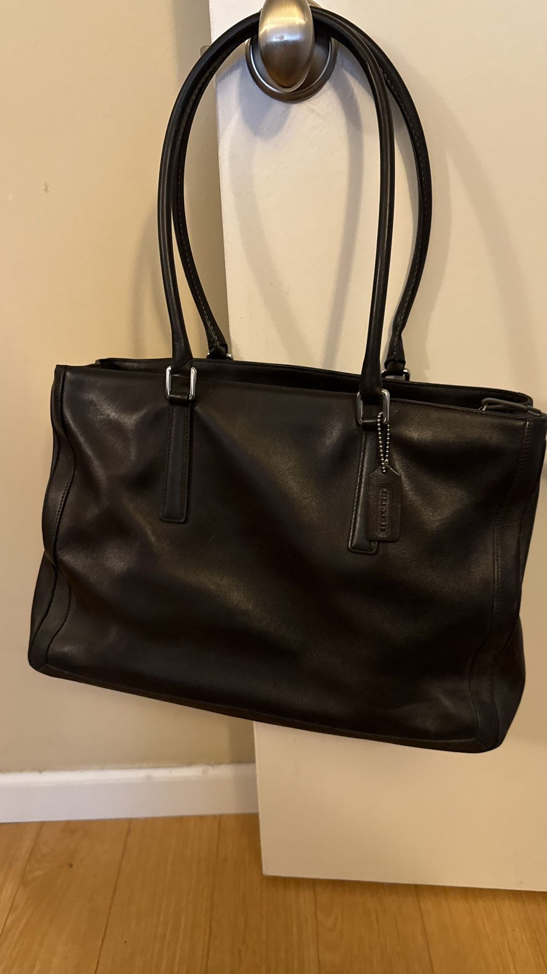 Coach Black Briefcase Bag