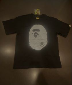BAPE Ape Head Reflective Black T-Shirt