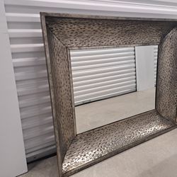 Hammered Tin Mirror 