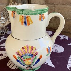 Vintage pottery jug from Slovak