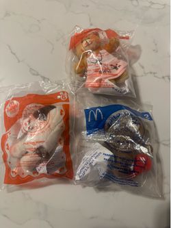 McDonald's Build-A-Bear Workshop Happy Meal Toys Lot of 3