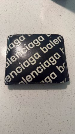 Balenciaga All Over Glow In The Dark Wallet