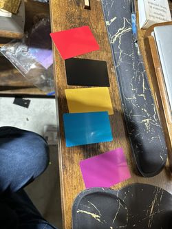 Blank Colored Aluminum Cards