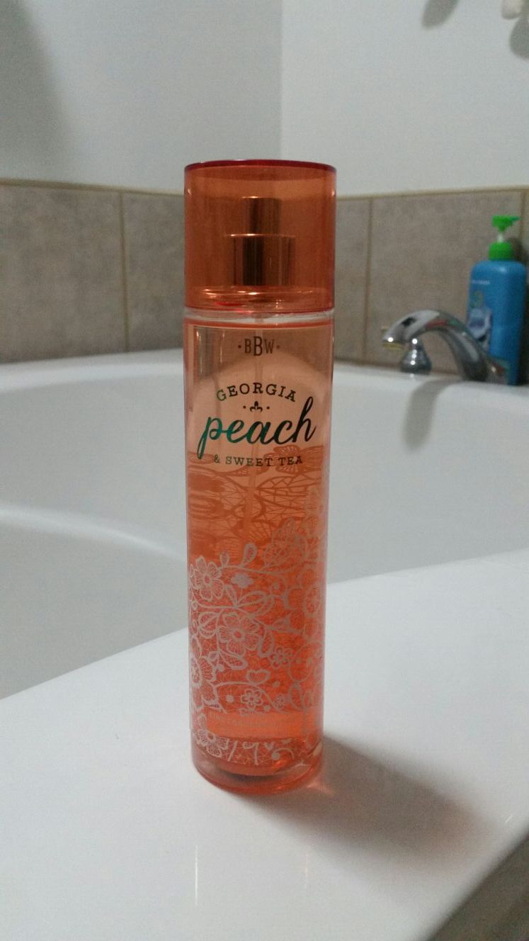 BBW Georgia Peach & Sweet Tea 8 fl oz Fine Fragrance Mist NEW