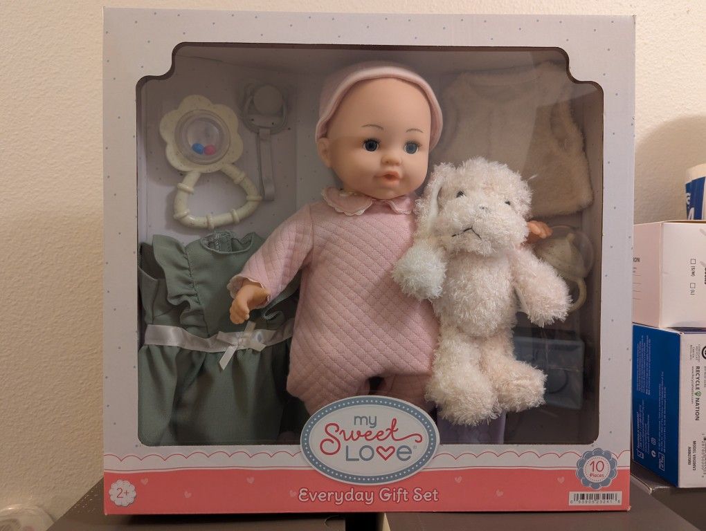 My Sweet Love Everyday Gift Set 14-inch Doll with Light Skin Tone