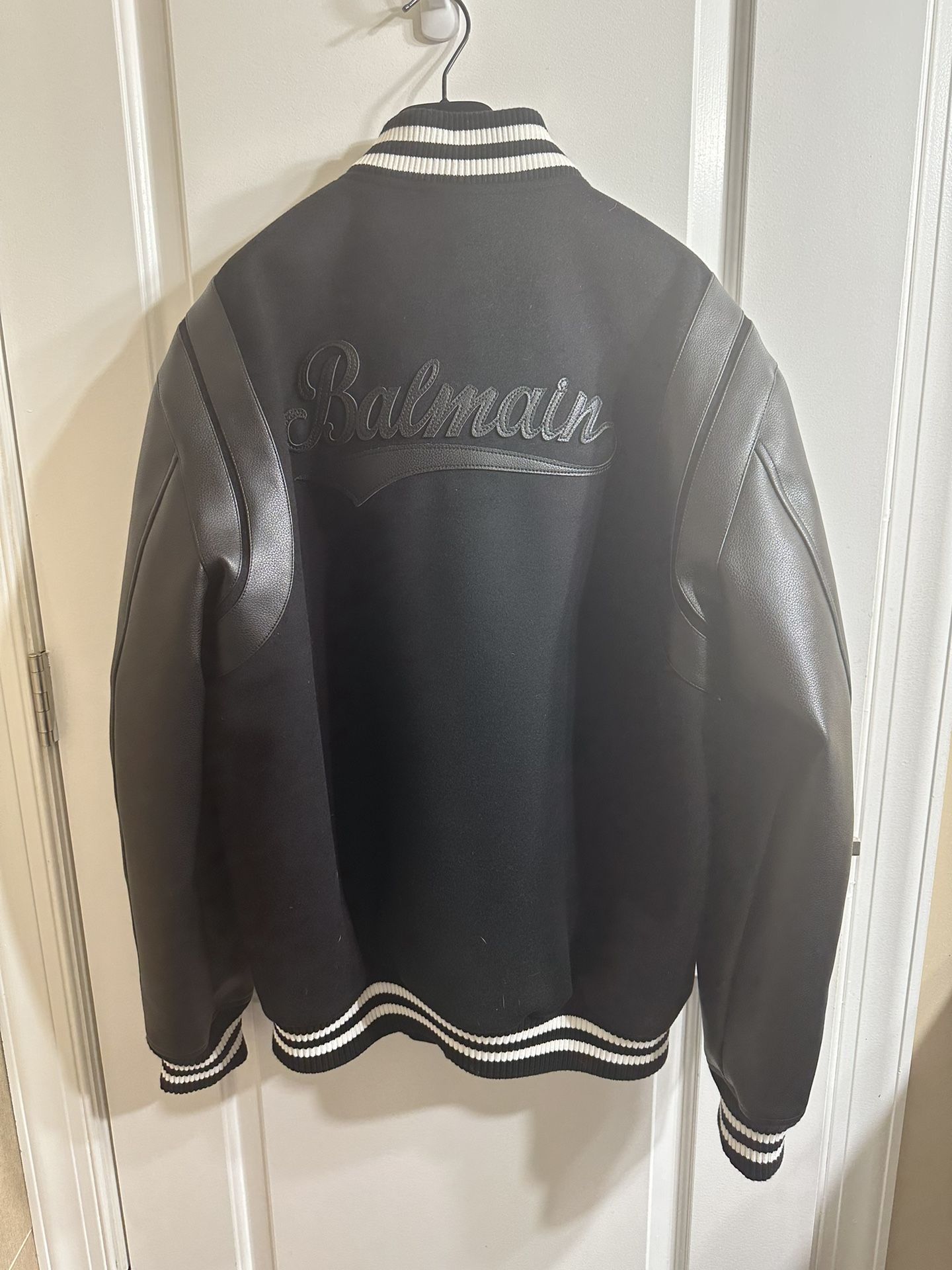 Balmain Bomber Jacket Black Size for in Chicago, OfferUp