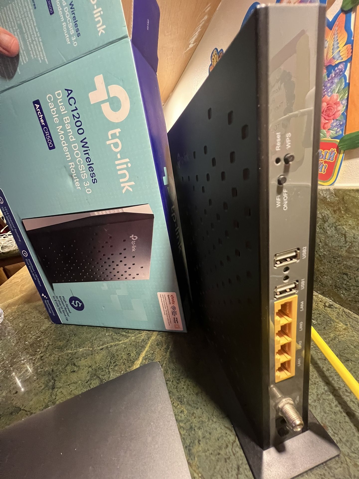 TP-Link AC1200 Wireless Cable Modem Router, ARCHER CR500