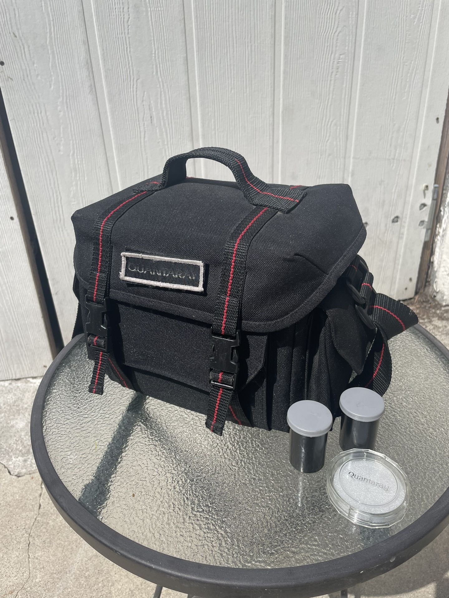 Quantaray Camera Bag With Lens Case And Film Roll Cases