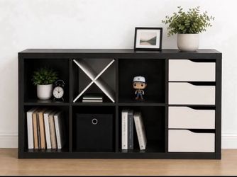 Modern Black Storage Unit / Credenza