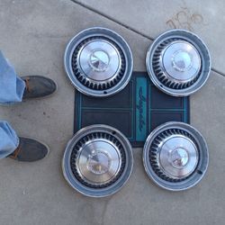 1967 Original Hub Caps Set