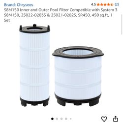 Chryseos S8M150 Inner and Outer Pool Filter Set