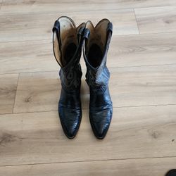 Vintage Tony Lama Size 8 Lizard Skin 