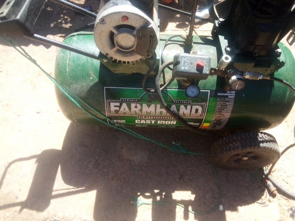 FARMHAND  AIR COMPRESSOR