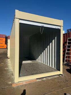 20FT SHIPPING CONTAINER – WIND & WATERTIGHT | HEAVY DUTY STORAGE SHED | CONNEX BOX (ROLL-UP DOOR)