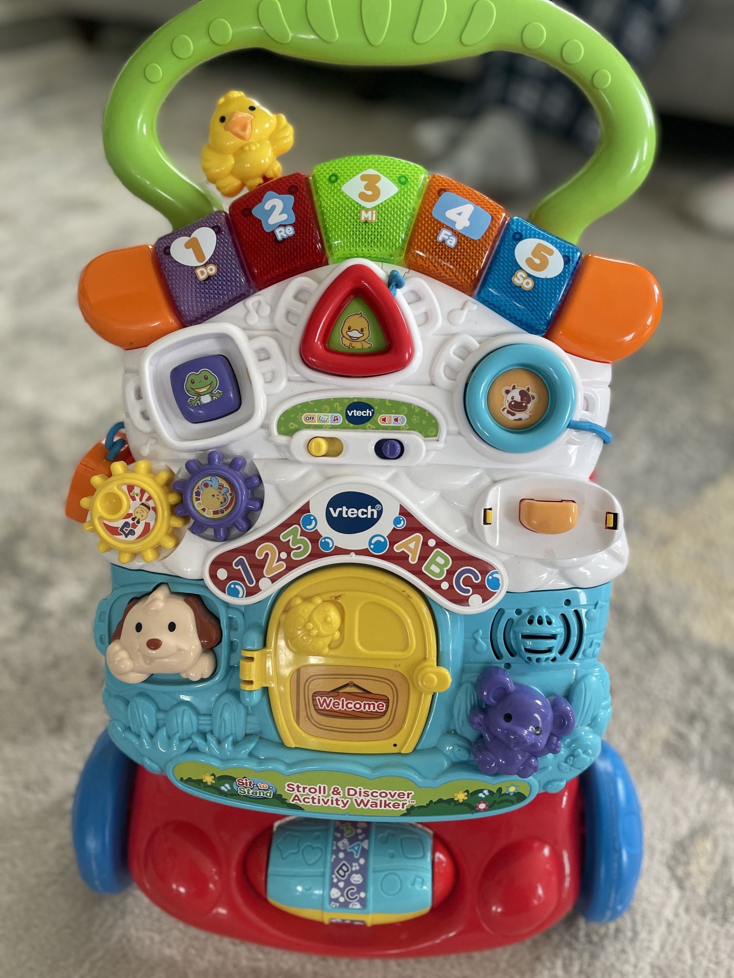 VTech Stroll & Discover Activity Walker 2 -in-1 Baby & Toddler Toy