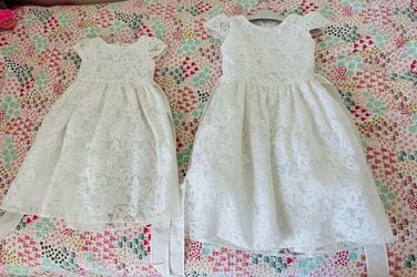Baptism or christening dress or flower girl dress