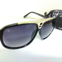 Louis-Vuitton Evidence sunglasses men Black
