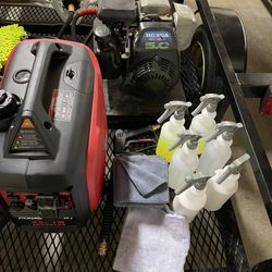 Detailing Equipment With Or Without Trailer