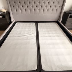 Bed Frame- Grey, King size