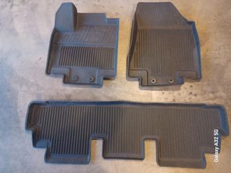 OEM All Weather Mats 2022 Nissan Pathfinder Platinum