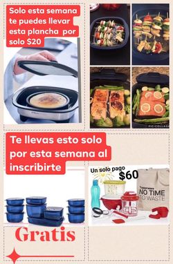 Hoy es la gran oportunidad para entrar a tupperware Que están dando tupperware esta semana ? Te da un kit valorado en $125 por solo $60 Te da una pl