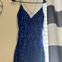 royal blue dress size L