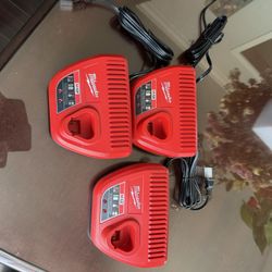 Milwaukee M12 New Chargers 