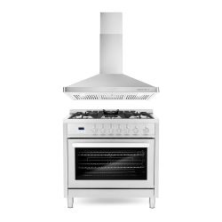 LUXURY KITCHEN APPLIANCES - New Open Box RANGE OVEN COOKTOP HOOD 