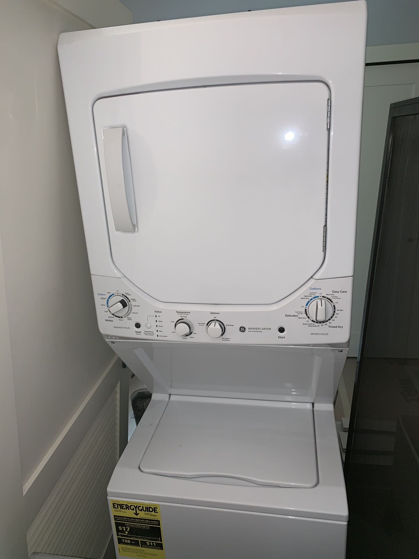 GE washer dryer combo