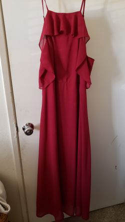 Burgundy Dress 