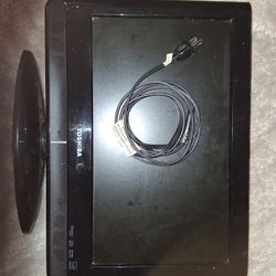 Toshiba 19-inch LCD TV w/ Built in DVD Player