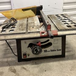 10 In Table Saw