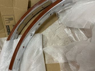NOS Araya Hoops 20x1 3/8 Chrome