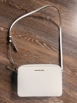 Michael Kors White crossbody handbag purse