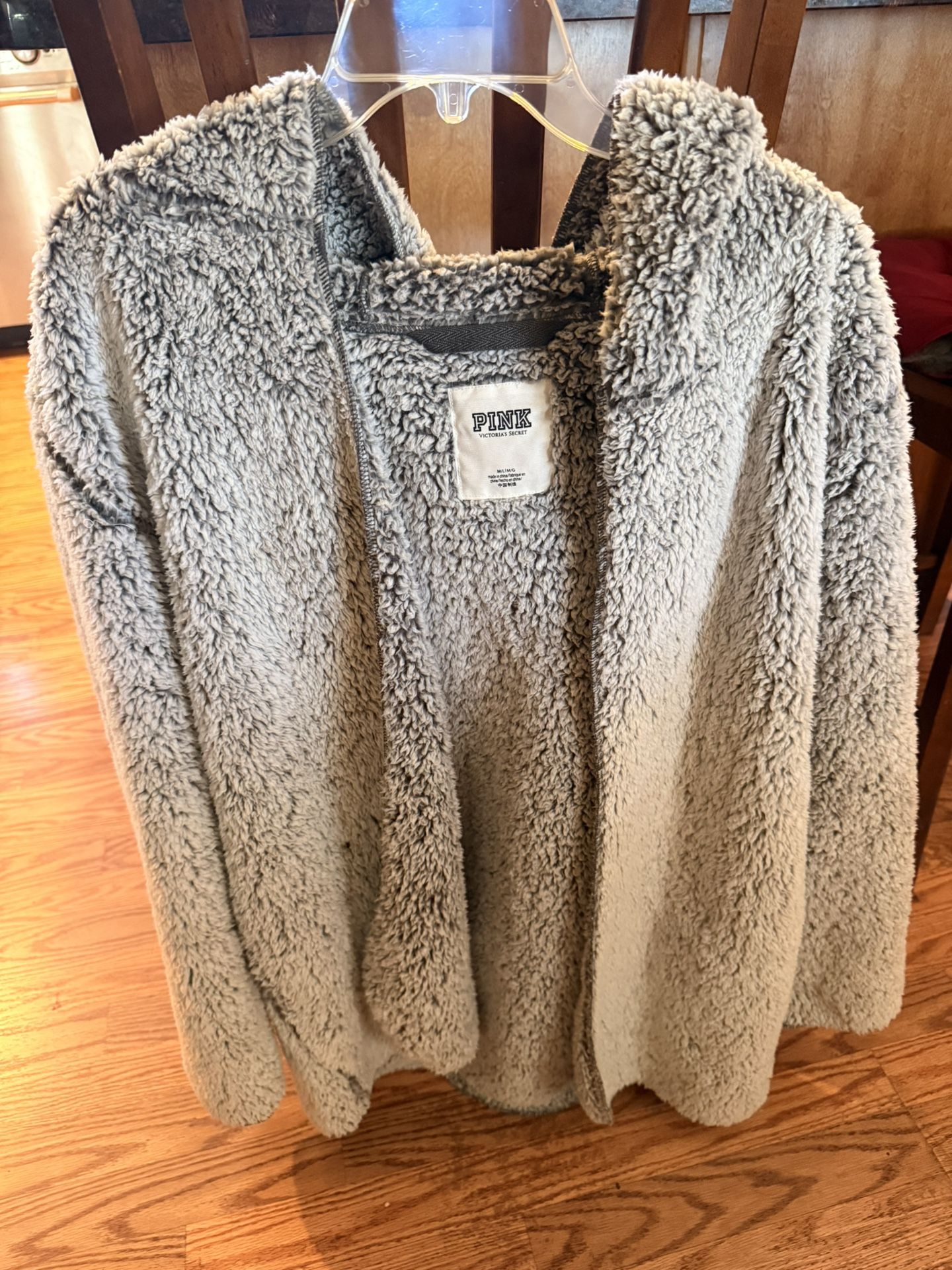 Pink Sherpa Cardigan