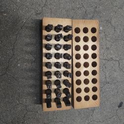 Vintage Young Brothers Steel Stamp Works Letters Set Tools 