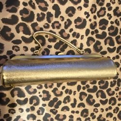 1960s Vintage Long Metallic Gold Limosin Purse 