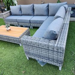New Patio Set/ Outdoor Furniture/ Conversation Set/ Sectional 