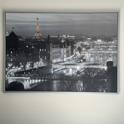 40”x55” IKEA Paris Art In A Frame