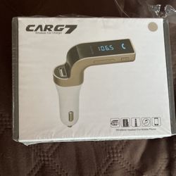 CAR7 Bluetooth Car Stereo and Charger  