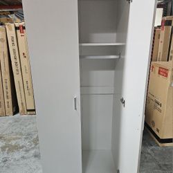 Multi-Use White Wardrobe/Cabinet 