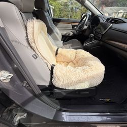 Furry Car Bed For Dogs