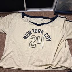 Hollister Oversized Off The Shoulder New York City Graphic Jersey