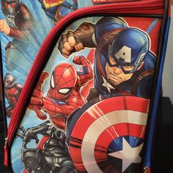 Child's Marvel Carry On Luggage On Wheels